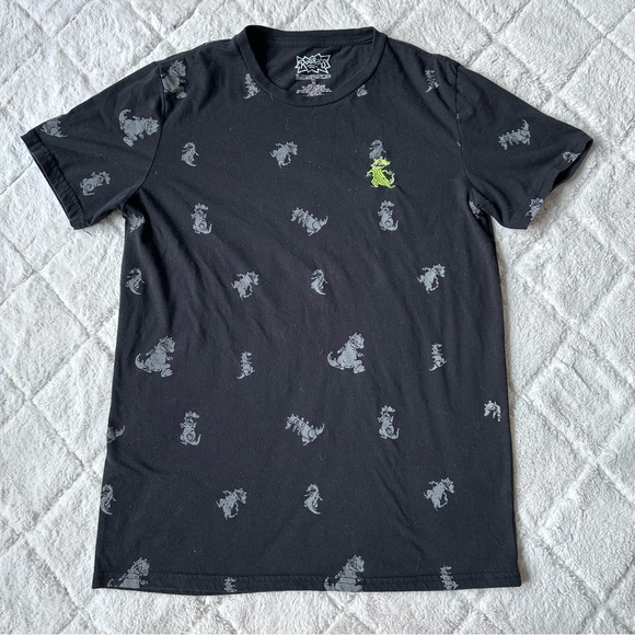 Hot Topic | Rugrats Reptar Embroidered Patch T-Shirt | Size Extra Small - Picture 2 of 9